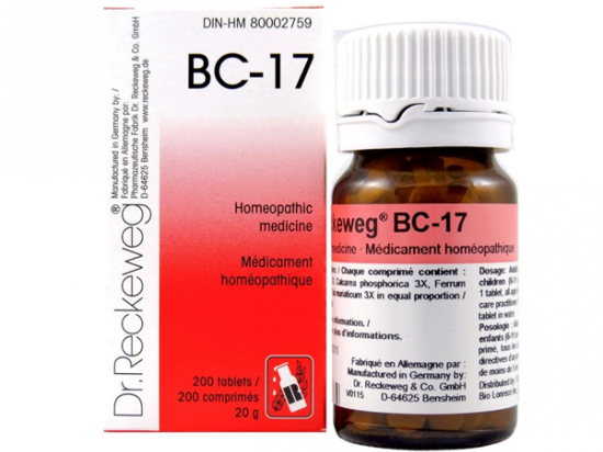 BC-17 - Dr. Reckeweg - 200 tablets