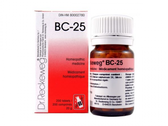 BC-25 - Dr Reckeweg - 200 tablets