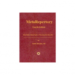 MetaRepertory (4th Edition) - Mind Body Clinical Index of Homeopathic Remedies - Robin Murphy, 2018
