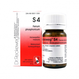 Ferrum phosphoricum S4 - Tissue Salts - Dr. Reckeweg - 200 tablets